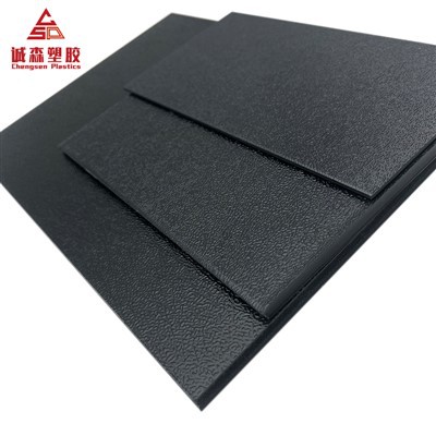 Folhas ABS pretas baratas