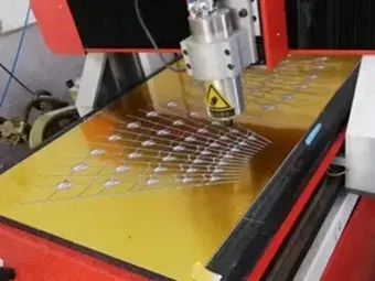 Folha ABS de gravação CNC